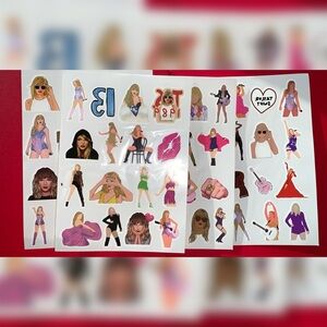 Taylor Swift Eras Temporary Tattoos — Swiftie Pack for Fans